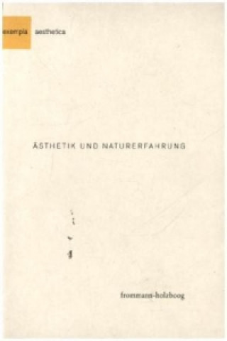 Book Ästhetik und Naturerfahrung Jörg Zimmermann