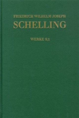 Kniha Friedrich Wilhelm Joseph Schelling: Historisch-kritische Ausgabe / Reihe I: Werke. Band 9,1-2: System des transscendentalen Idealismus (1800), 2 Teile Friedrich W Schelling