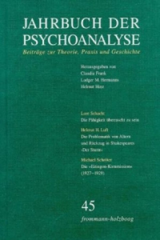 Könyv Jahrbuch der Psychoanalyse / Band 45 H Beland