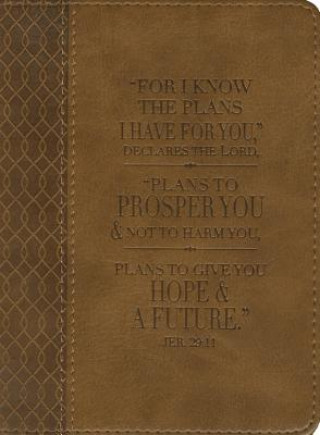 Könyv For Know the Plans I Have for You Lux-Leather Journal: Brown Christian Art Gifts