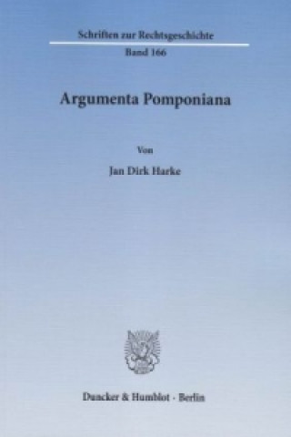 Carte Argumenta Pomponiana Jan Dirk Harke
