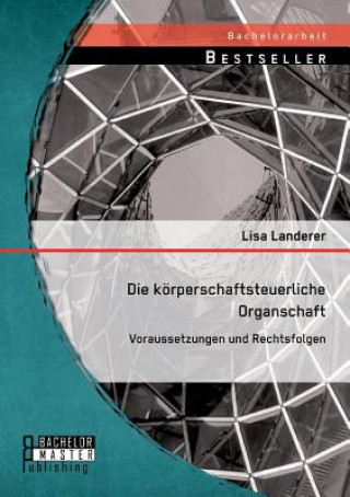 Könyv koerperschaftsteuerliche Organschaft Lisa Landerer