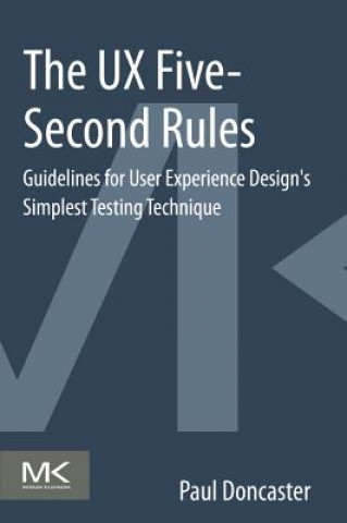 Kniha UX Five-Second Rules Paul Doncaster