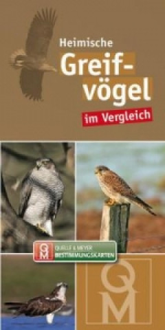 Buch Heimische Greifvögel im Vergleich, Bestimmungskarte 