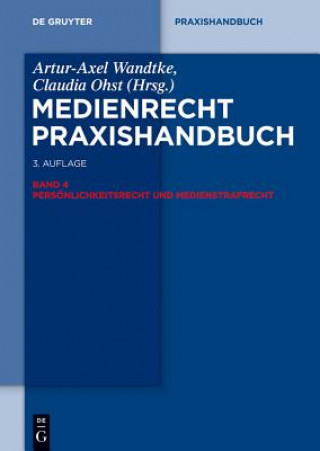 Carte Persoenlichkeitsrecht Und Medienstrafrecht Artur-Axel Wandtke