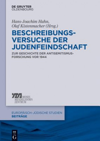 Kniha Beschreibungsversuche der Judenfeindschaft Hans-Joachim Hahn