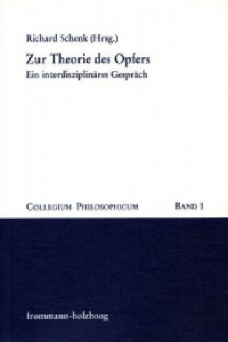 Livre Zur Theorie des Opfers Richard Schenk