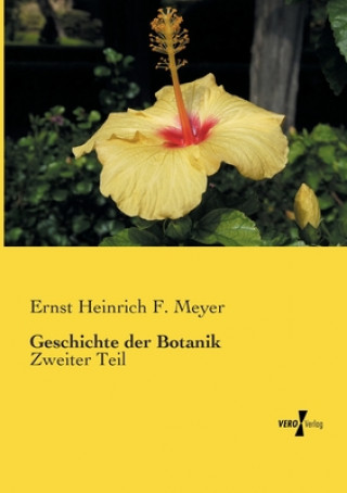 Buch Geschichte der Botanik Ernst Heinrich F. Meyer