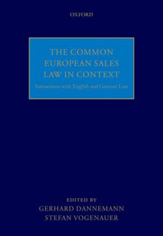 Libro Common European Sales Law in Context Gerhard Dannemann