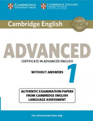 Book Cambridge English Advanced 1 for Revised Exam from 2015 Student's Book without Answers CE LA