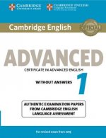 Carte Cambridge English Advanced 1 for Revised Exam from 2015 Student's Book without Answers CE LA