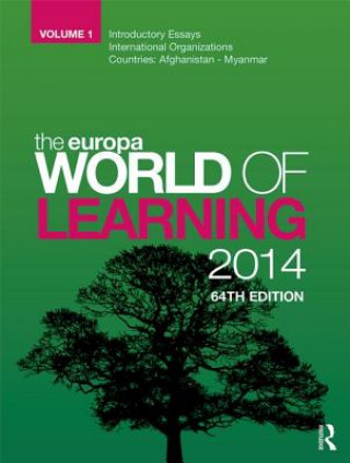 Könyv Europa World of Learning 2014 Europa Publications