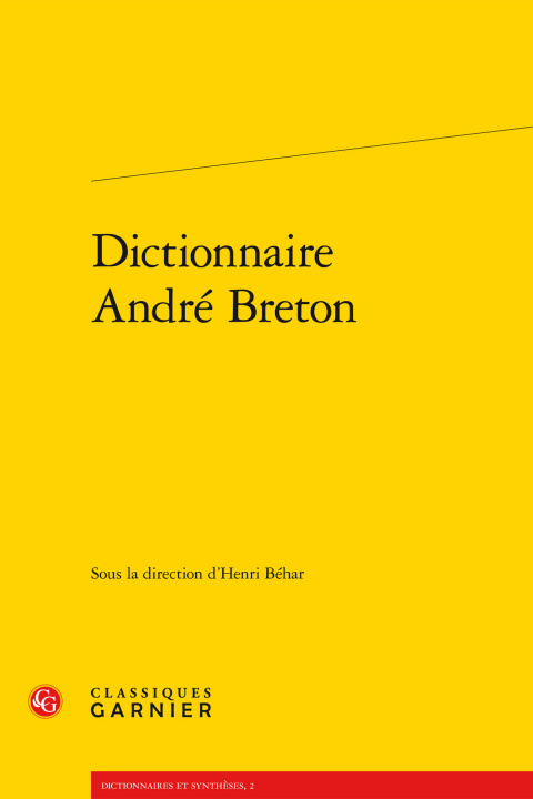 Carte Dictionnaire Andre Breton 