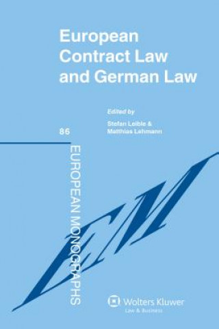 Kniha European Contract Law and German Law Stefan Leible