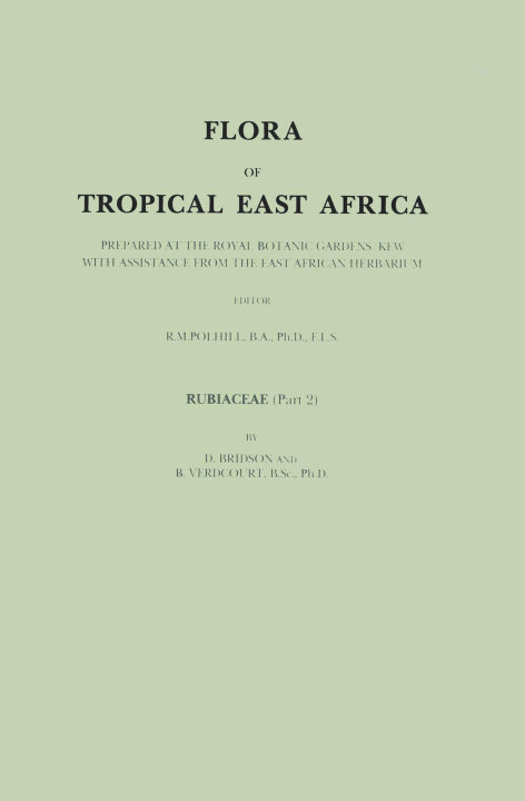 Książka Flora of Tropical East Africa D. Bridson