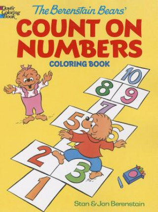 Książka Berenstain Bears' Count on Numbers Coloring Book Jan Berenstain