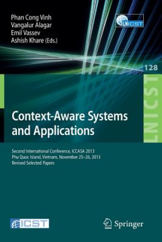 Kniha Context-Aware Systems and Applications Phan Cong Vinh