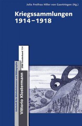 Buch Kriegssammlungen 1914-1918 Julia Frfr. von Hiller von Gaertringen