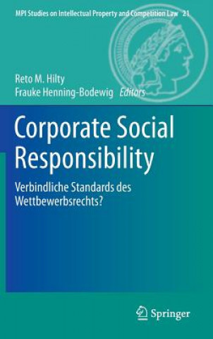 Könyv Corporate Social Responsibility Reto Hilty