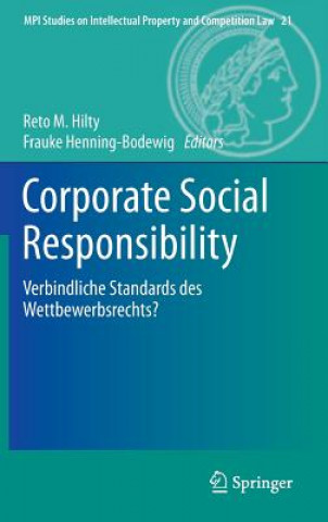 Książka Corporate Social Responsibility Reto Hilty