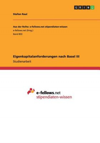 Książka Eigenkapitalanforderungen Nach Basel III Stefan Raul