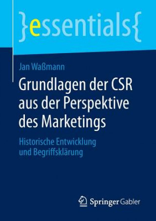 Książka Grundlagen Der Csr Aus Der Perspektive Des Marketings Jan Waßmann