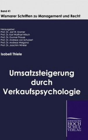 Kniha Umsatzsteigerung durch Verkaufspsychologie Isabell Thiele