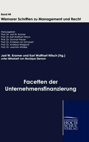 Kniha Facetten der Unternehmensfinanzierung Jost W. Kramer