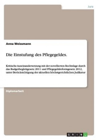 Carte Einstufung des Pflegegeldes. Anna Weissmann