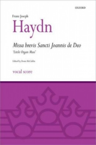 Materiale tipărite Missa brevis Sancti Joannis de Deo ('Little Organ Mass') 