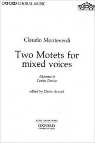 Tiskovina Two Motets for mixed voices 