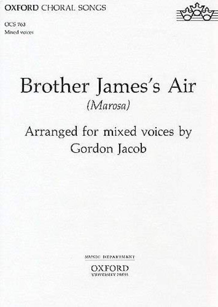 Tiskani izdelki Brother James's Air GORDON JACOB