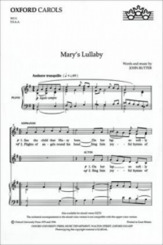 Tiskovina Mary's Lullaby 