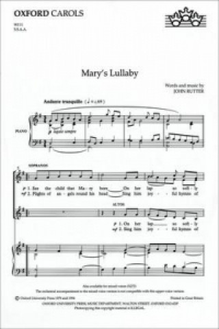 Tlačovina Mary's Lullaby 