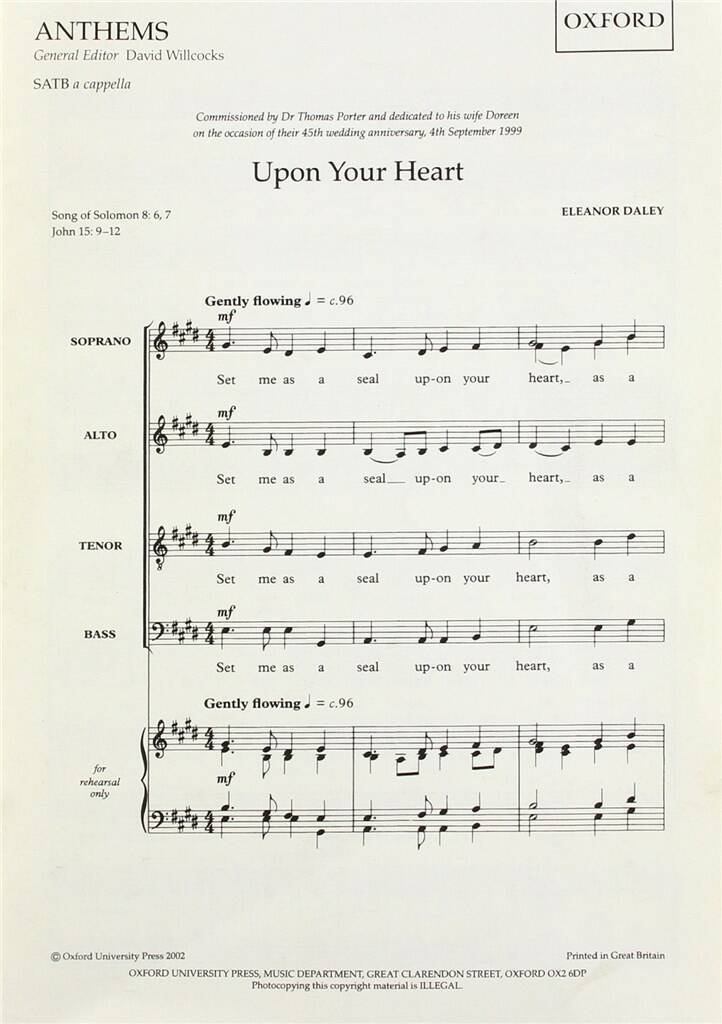 Printed items Upon Your Heart ELEANOR DALEY