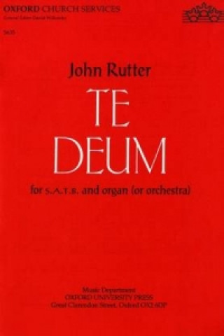 Materiale tipărite Te Deum John Rutter