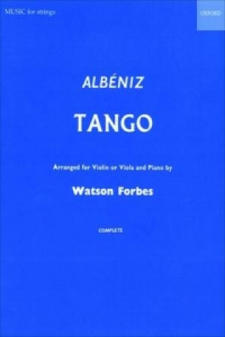 Tiskovina Tango Isaac Albeniz