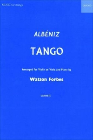 Drucksachen Tango Isaac Albeniz