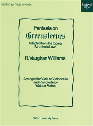 Tlačovina Fantasia on Greensleeves Ralph Vaughan Williams