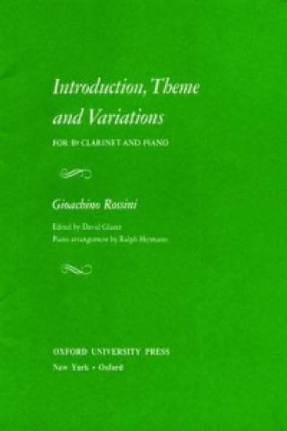 Nyomtatványok Introduction, Theme, and Variations Gioachino Rossini