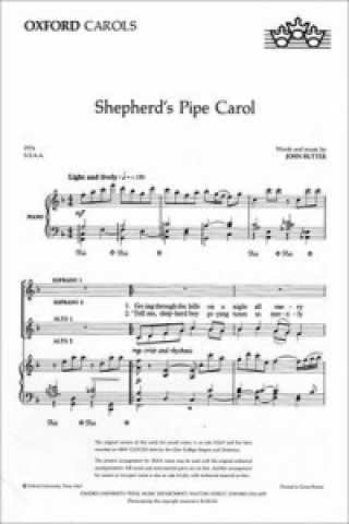 Tlačovina Shepherd's Pipe Carol 