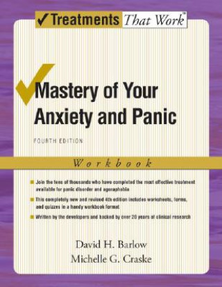 Książka Mastery of Your Anxiety and Panic Michelle G. Craske