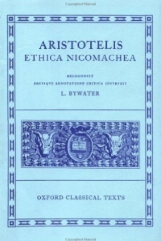 Könyv Aristotle Ethica Nicomachea Ingram Bywater