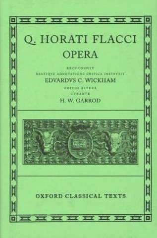 Buch Horace Opera H. W. Garrod