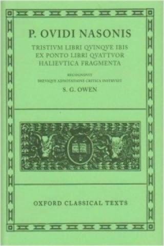 Książka Ovid Tristia, etc Ovid