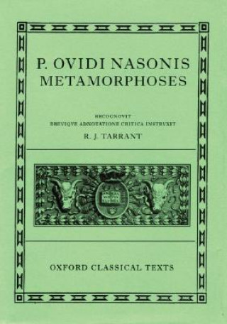 Könyv Ovid Metamorphoses R. J. Tarrant