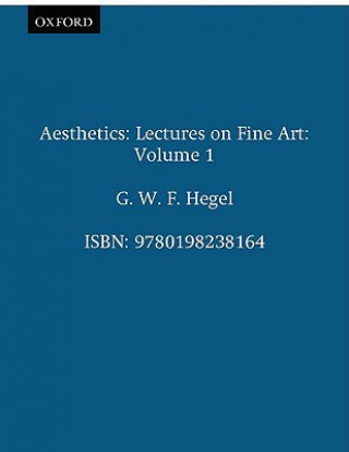 Książka Aesthetics: Volume 1 G.W.F. Hegel