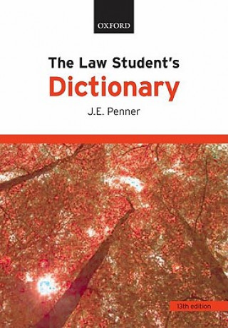 Kniha Law Student's Dictionary James Penner