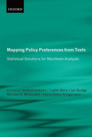 Könyv Mapping Policy Preferences from Texts Andrea Volkens