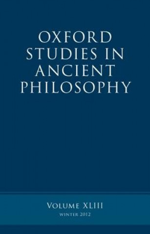 Libro Oxford Studies in Ancient Philosophy, Volume 43 Brad Inwood